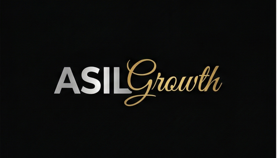 Logo ASIL Growth su sfondo nero